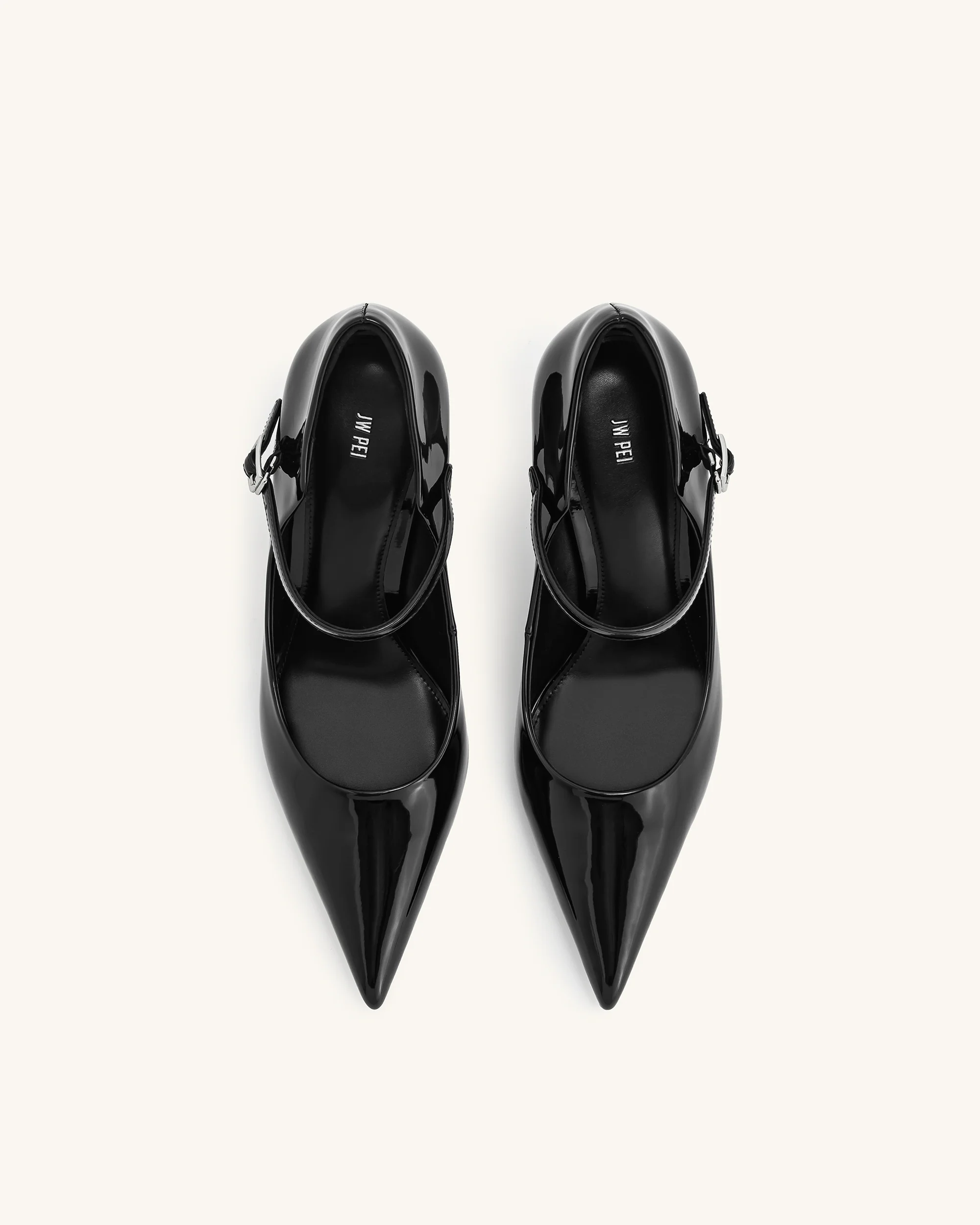 Thalina Patent Leather Pumps - Black - Image 4