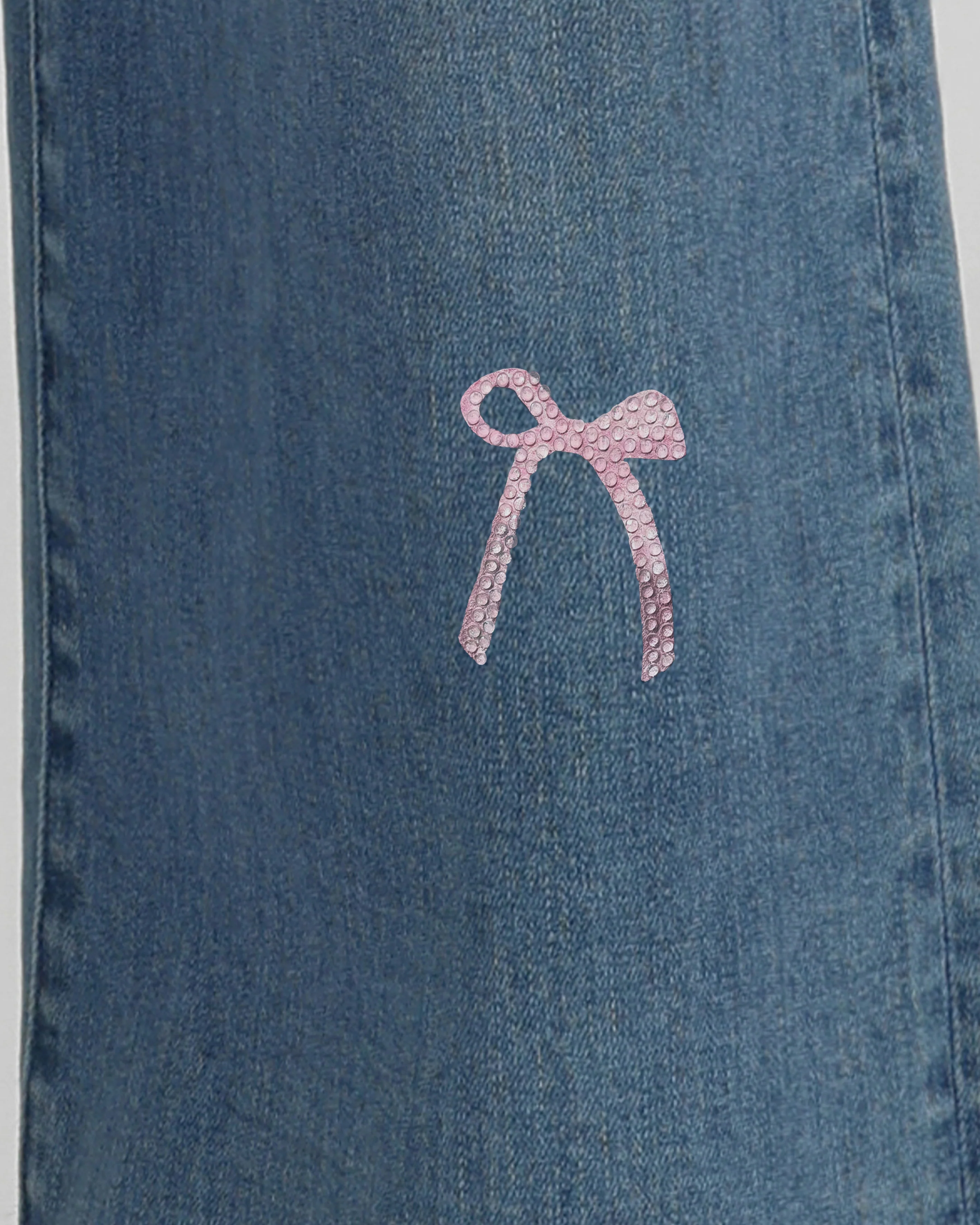 The Daydreamer Pastel Bow-Knot Jeans - Dancing in The Moonlight - Image 3