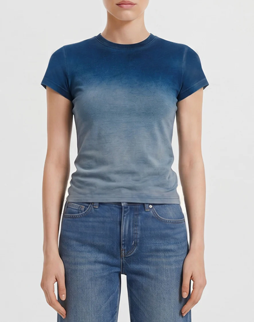 The Slacker Fade Out T-shirt - Deep Dive - Image 2
