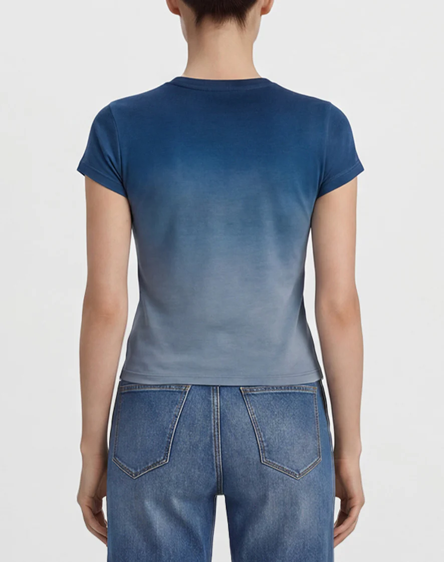 The Slacker Fade Out T-shirt - Deep Dive - Image 3