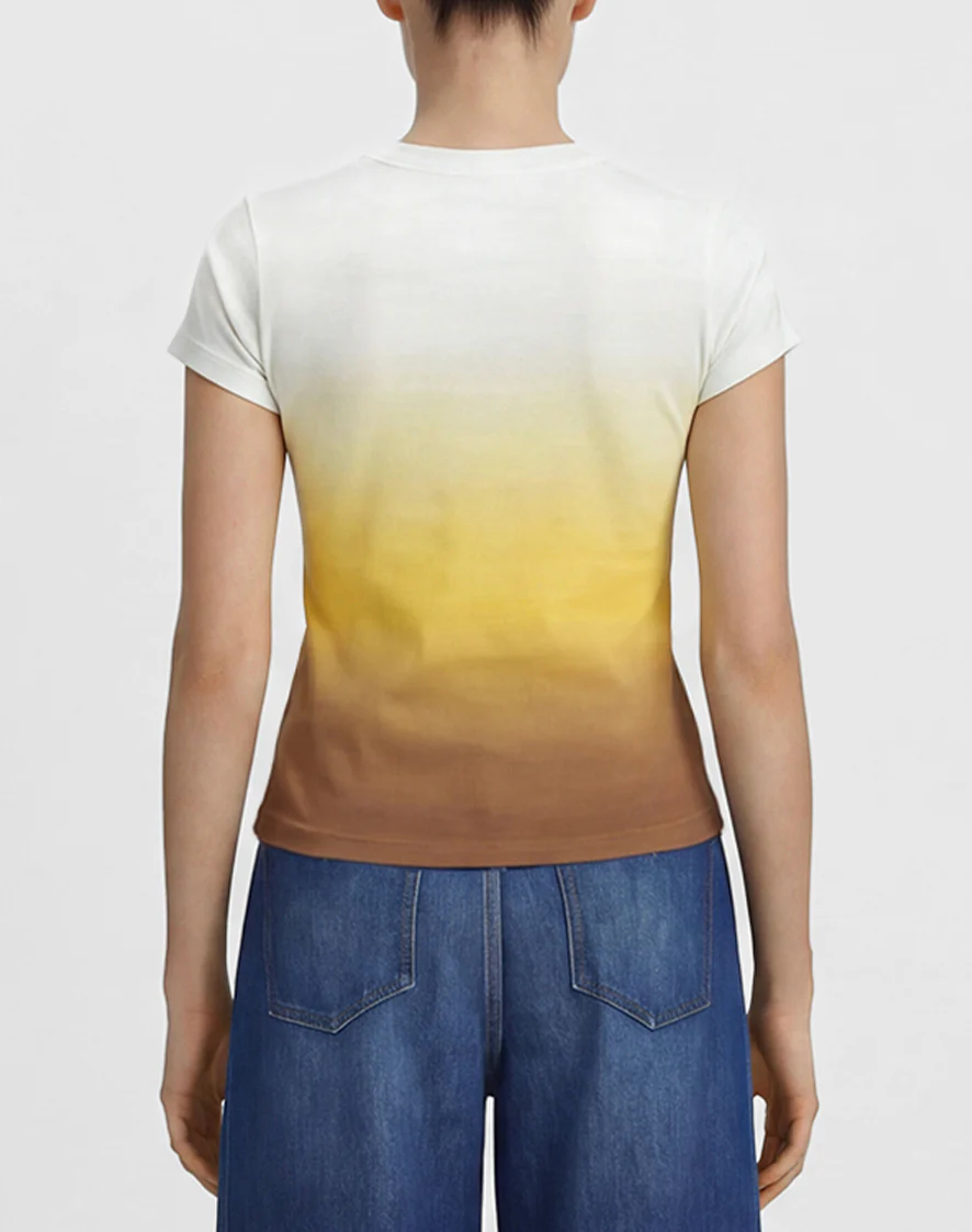 The Slacker Fade Out T-shirt - Desert Sunset - Image 3