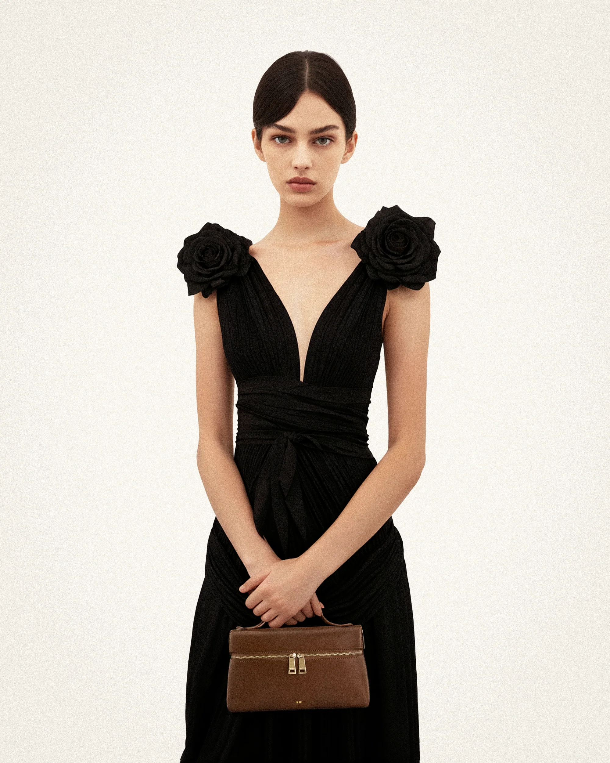Thea Top Handle Bag - Brown - Image 2