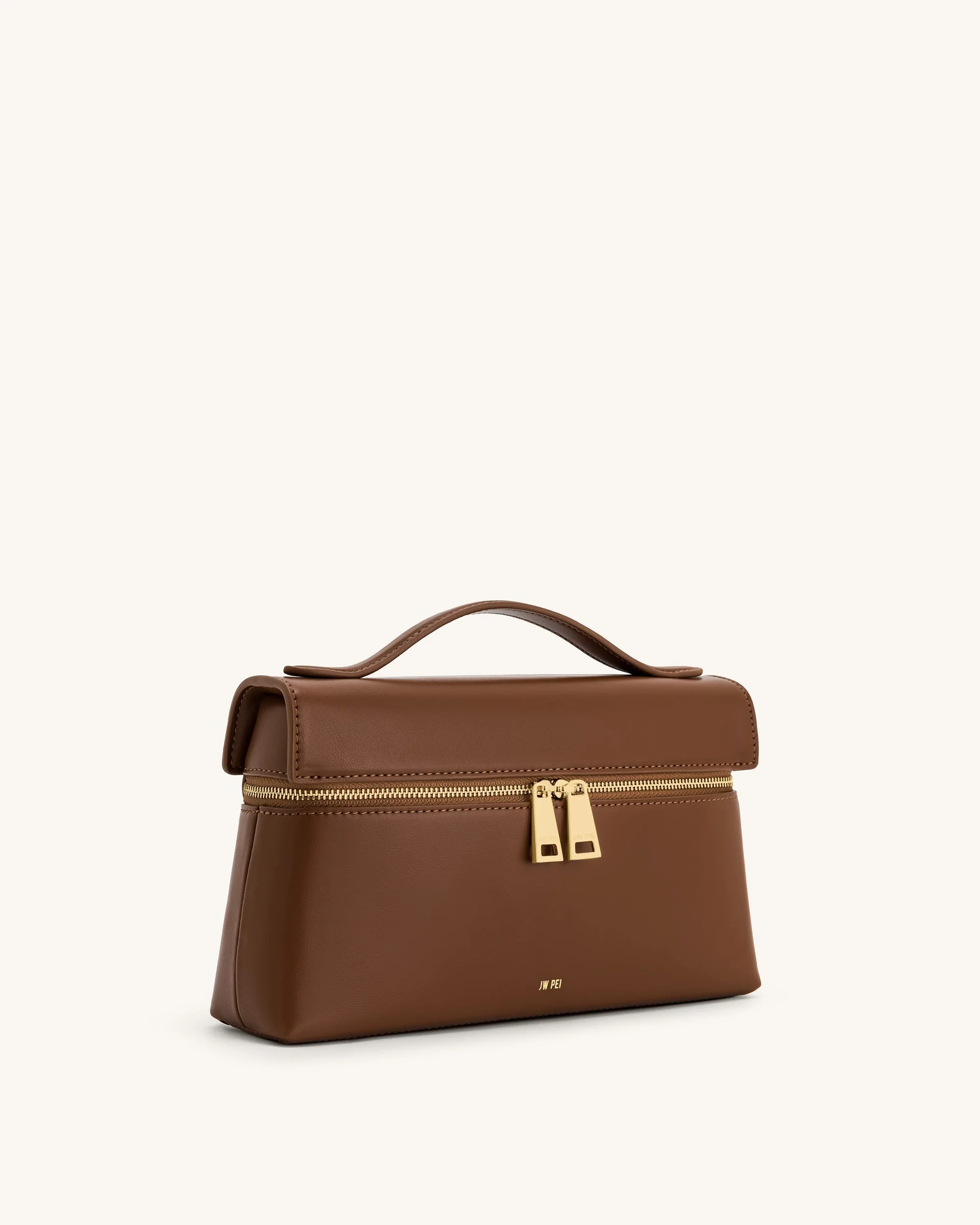 Thea Top Handle Bag - Brown - Image 3