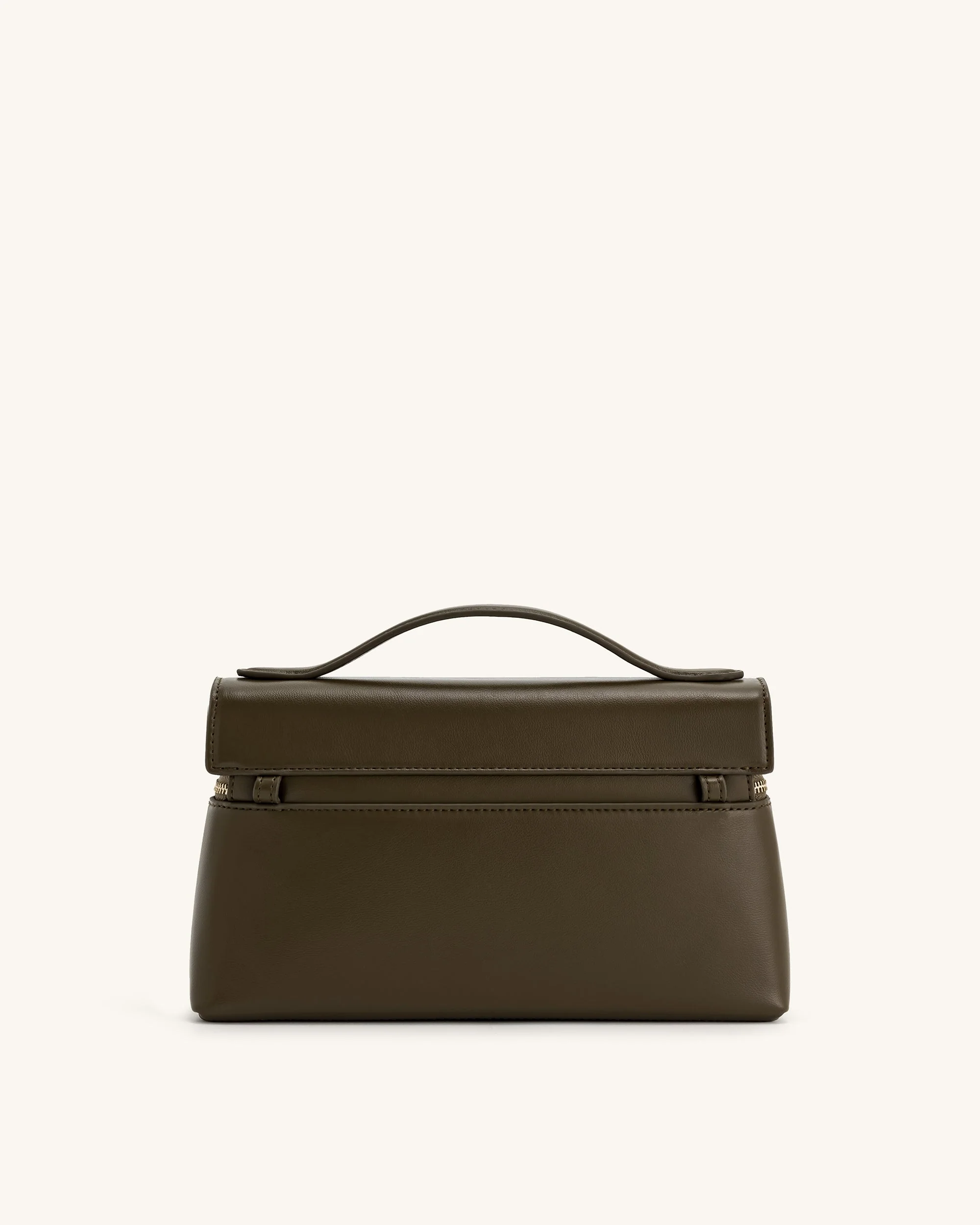 Thea Top Handle Bag - Dark Olive - Image 4