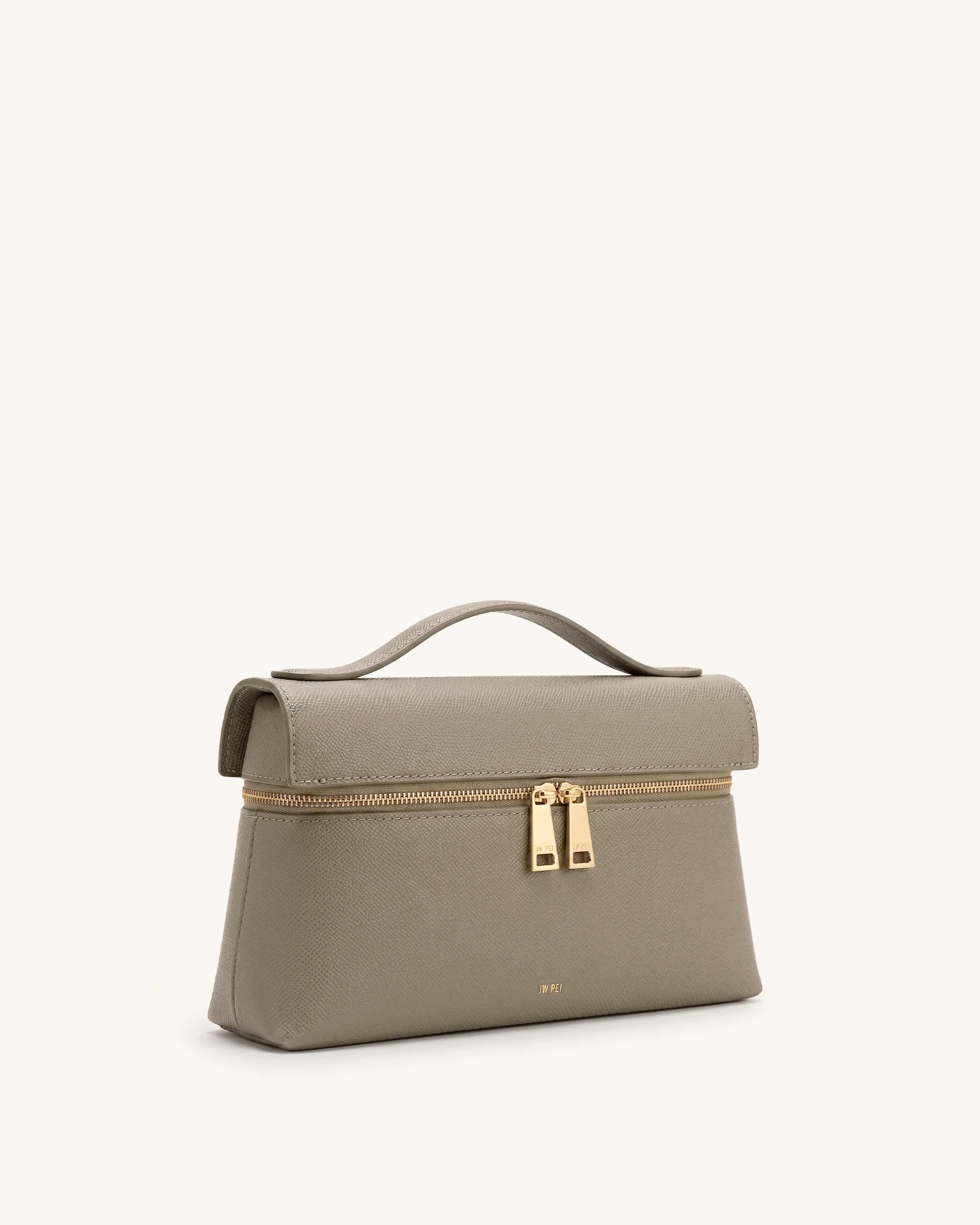 Thea Top Handle Bag - Mocha Grey Brown - Image 2