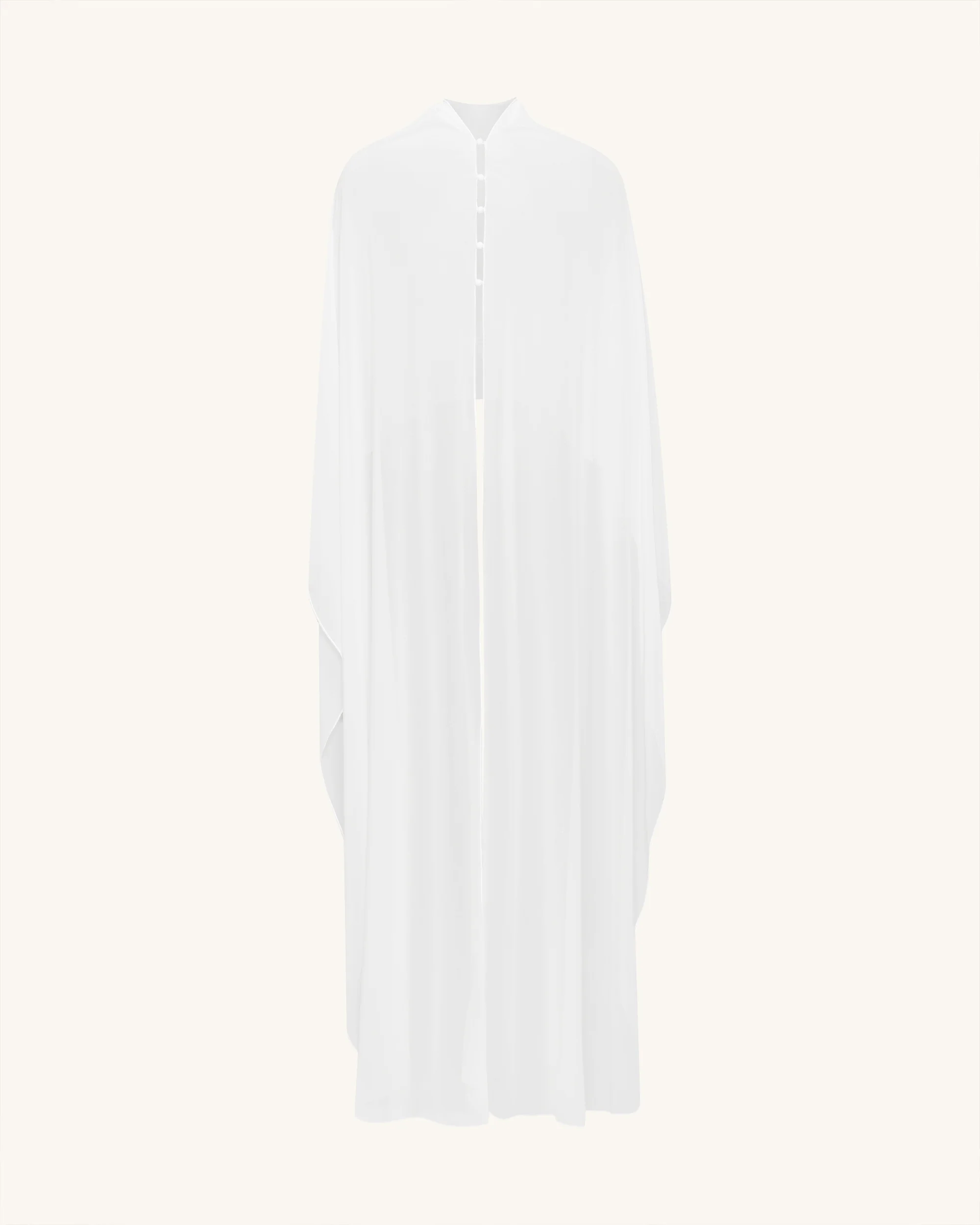 Tulle Cape Shawl - White - Image 9