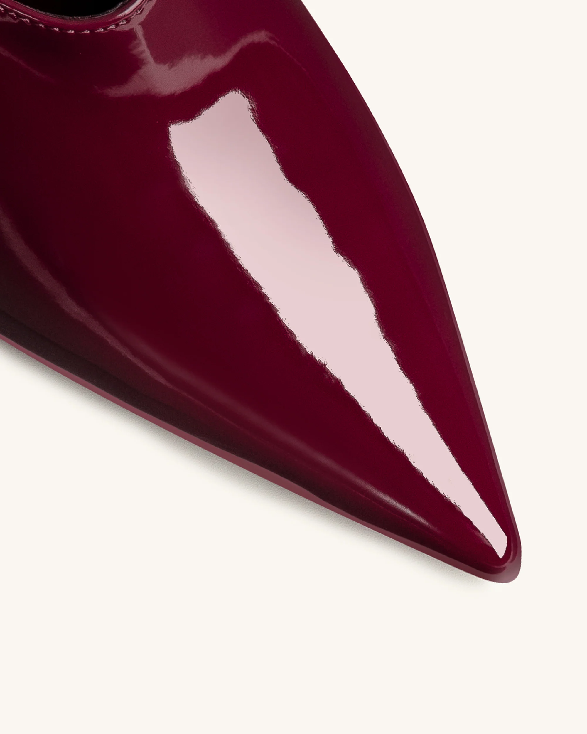 Vivovr High Heel Pumps - Burgundy - Image 6