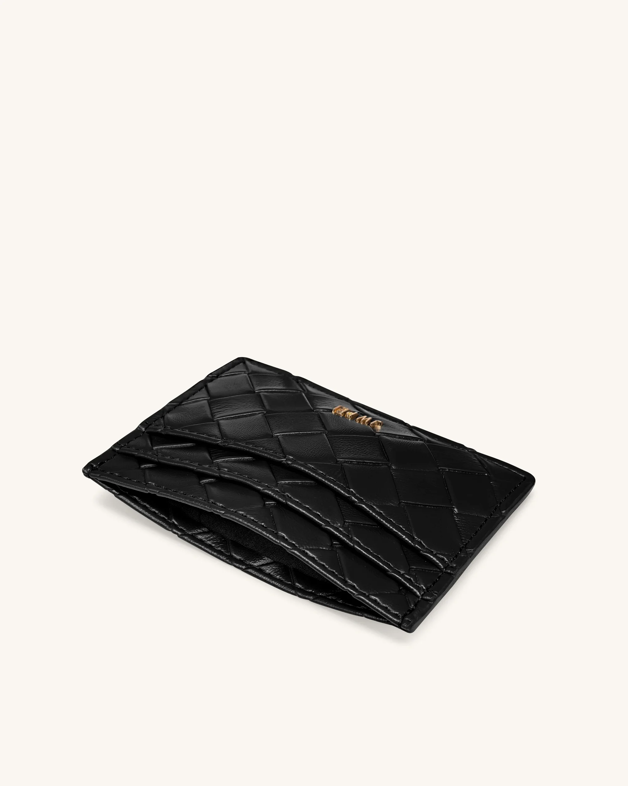 Woven Texture Card Holder - Black - Image 3