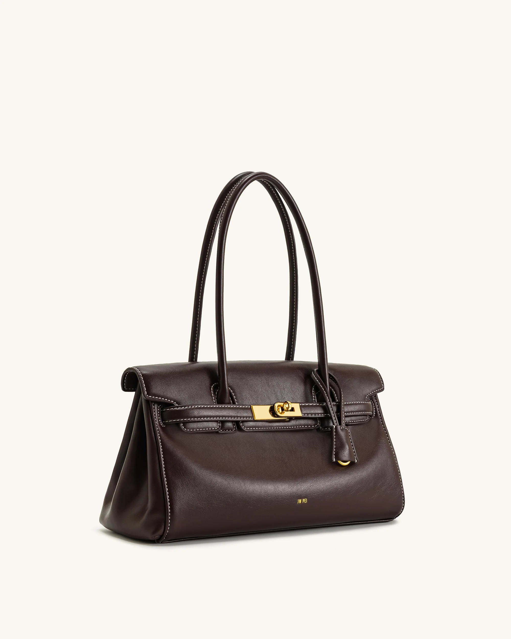 Yara Shoulder Bag - Dark Brown - Image 3
