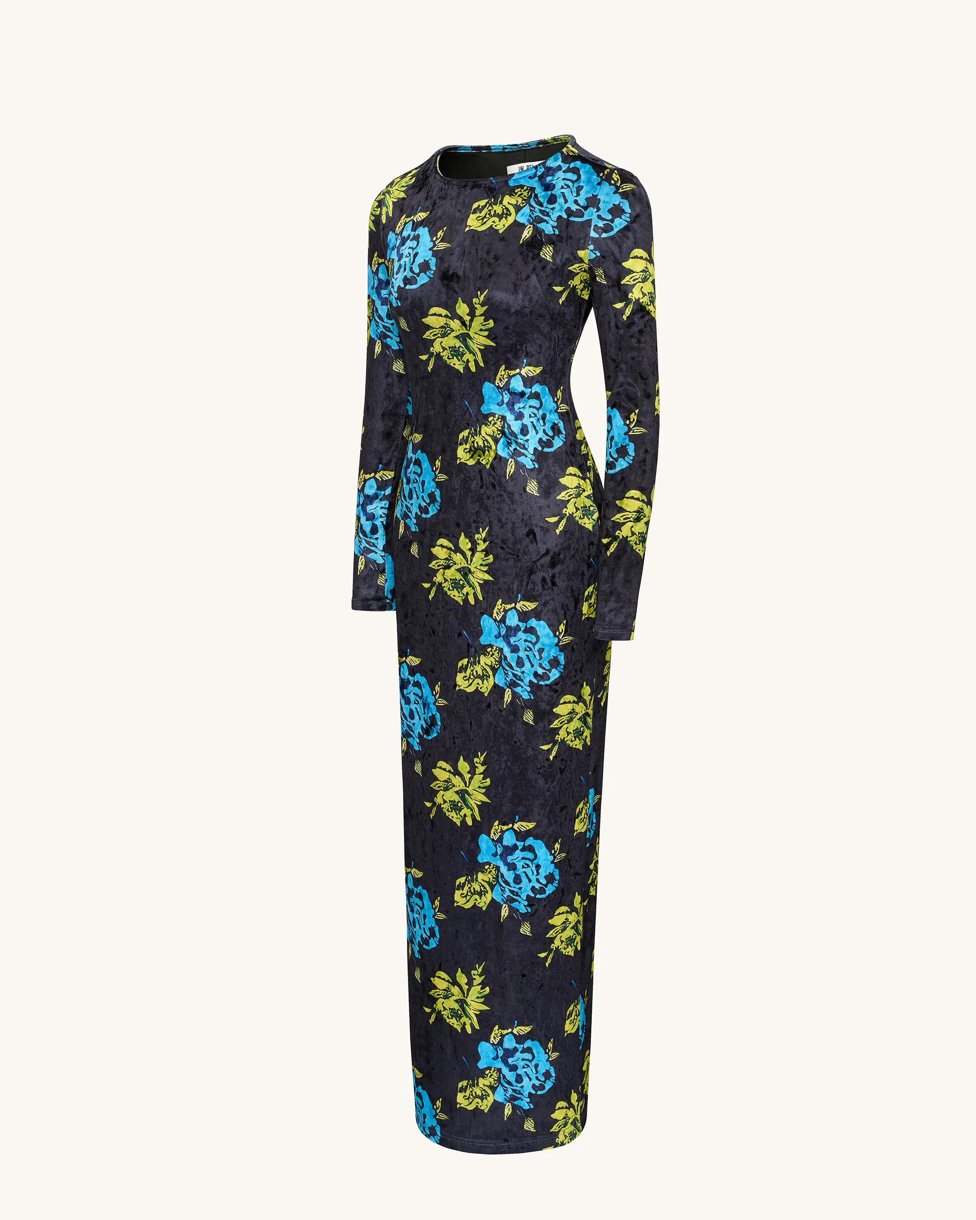 Zoe Vibrant Floral Long Sleeve Gown - Multicolor - Image 4